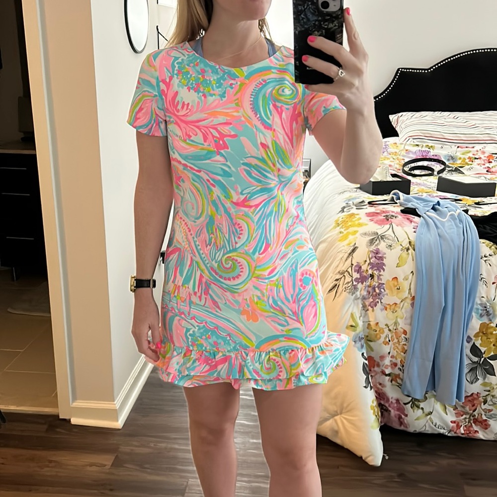 Lily Pulitzer floral romper dress
